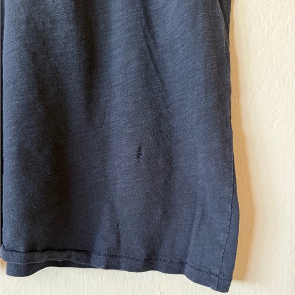 J.Crew "Rue Saint-Honoré" graphic T-shirt in Navy Blue, Size Medium 🥖🍷🇫🇷 - Picture 4 of 5